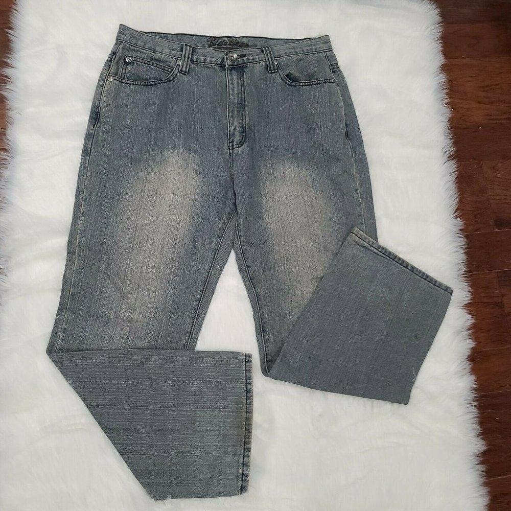 Blue Gear Men's Straight Leg Denim Jeans Light Wash Size 36x32 100% Cotton